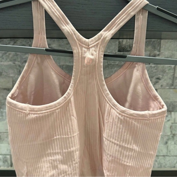 Lululemon Pink Ribbed Tank Top - Picture 3 of 3
